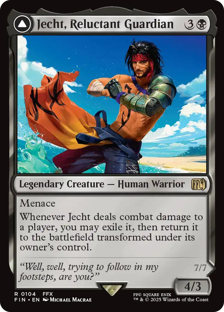 Jecht, Reluctant Guardian