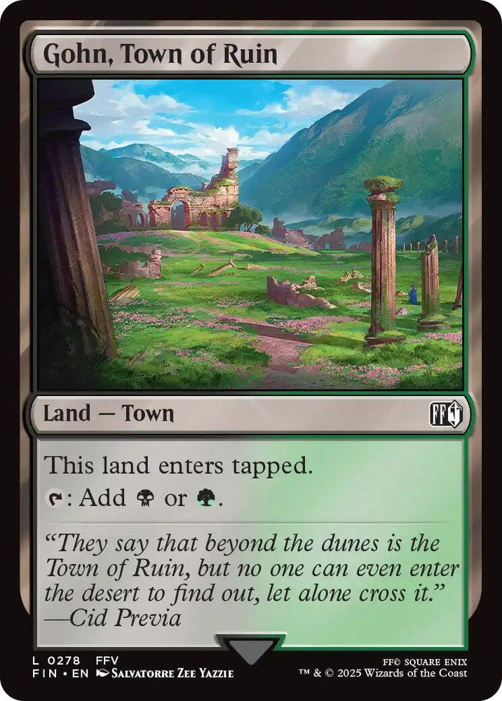 Gohn, Town of Ruin