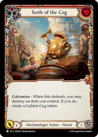 Teeth of the Cog (Red) [SEA030] (High Seas)