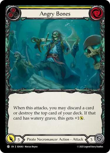 Angry Bones (Yellow) [SEA063] (High Seas)