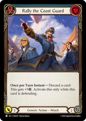 Rally the Coast Guard (Blue) [SEA225] (High Seas)