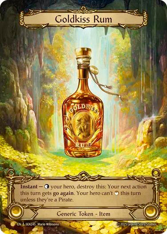 Goldkiss Rum (Treasure) [SEA245] (High Seas)  Rainbow Foil