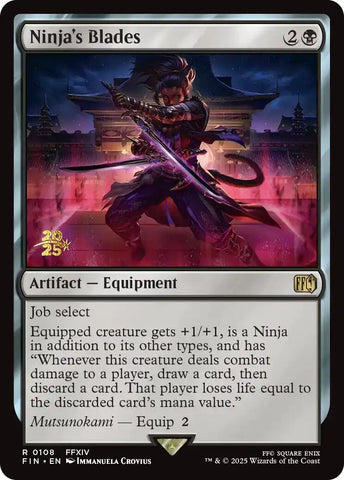 Ninja's Blades [FINAL FANTASY Prerelease Promo]