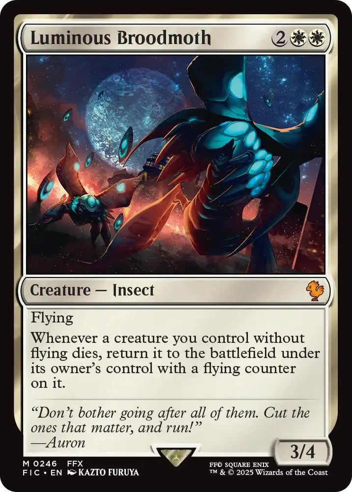 Luminous Broodmoth (Surge Foil) [FINAL FANTASY Commander]