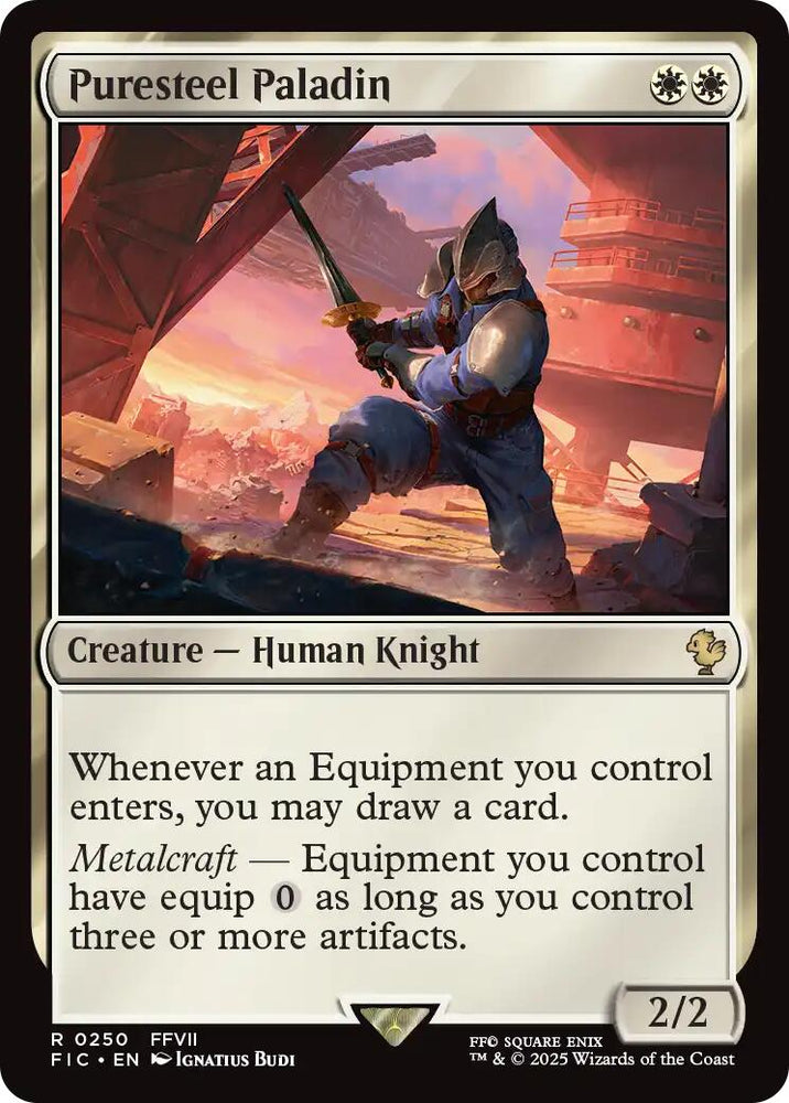 Puresteel Paladin (Surge Foil) [FINAL FANTASY Commander]