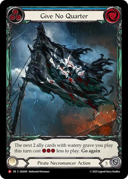 Give No Quarter (Extended Art) [SEA049] (High Seas)  Rainbow Foil