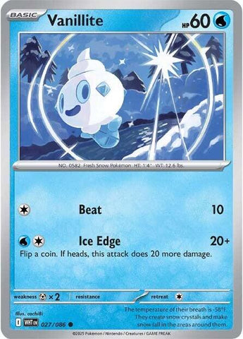 Vanillite (024/086) [Scarlet & Violet: White Flare]