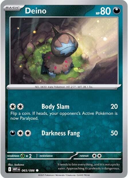 Deino (060/086) [Scarlet & Violet: White Flare]