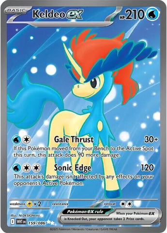 Keldeo ex (161/086) [Scarlet & Violet: White Flare]