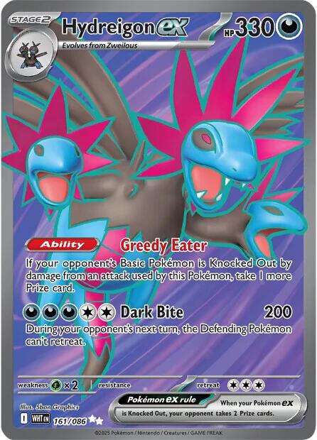 Hydreigon ex (163/086) [Scarlet & Violet: White Flare]