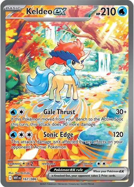 Keldeo ex - 167/086