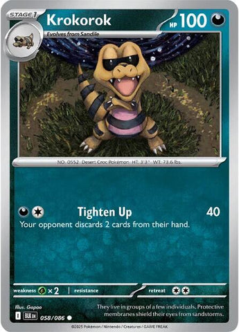 Krokorok (061/086) [Scarlet & Violet: Black Bolt]
