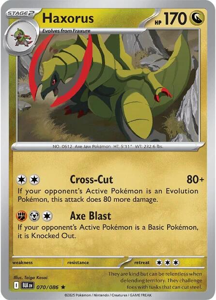 Haxorus (072/086) [Scarlet & Violet: Black Bolt]