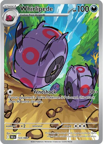 Whirlipede (139/086) [Scarlet & Violet: Black Bolt]