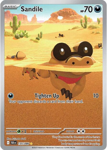 Sandile (141/086) [Scarlet & Violet: Black Bolt]