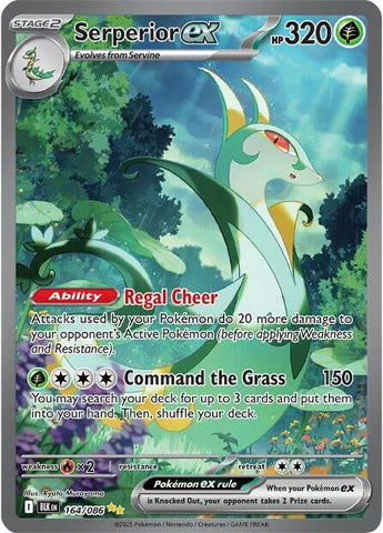 Serperior ex (167/086) [Scarlet & Violet: Black Bolt]