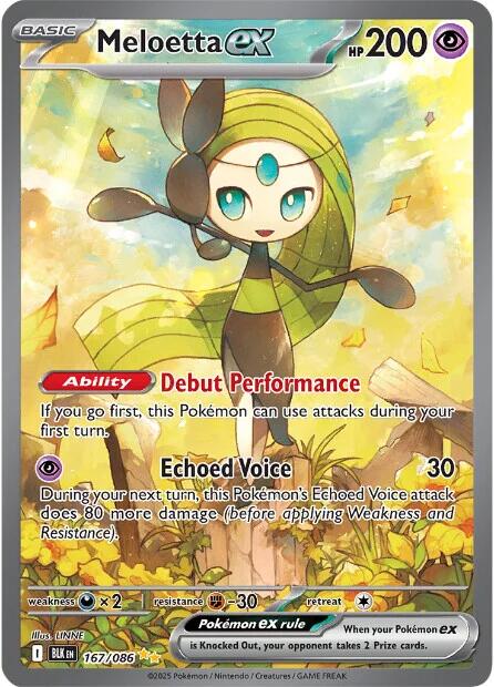 Meloetta ex (170/086) [Scarlet & Violet: Black Bolt]