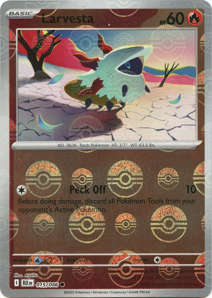 Larvesta (Poke Ball Pattern)