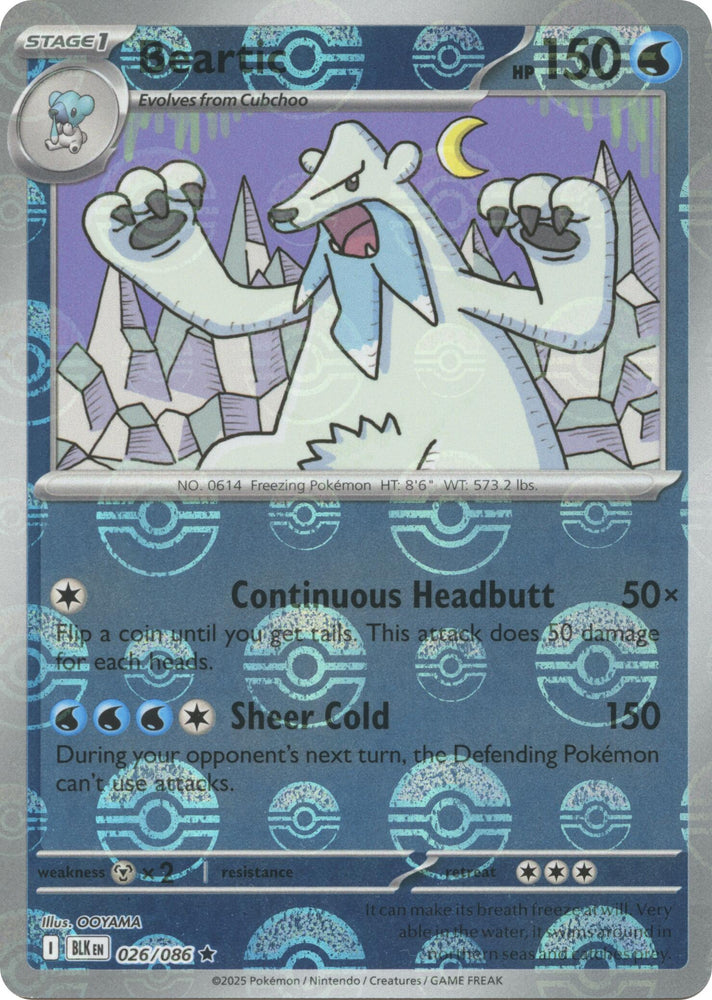 Beartic (Poke Ball Pattern)