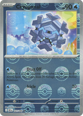 Cryogonal (030/086) (Poke Ball Pattern) [Scarlet & Violet: Black Bolt]