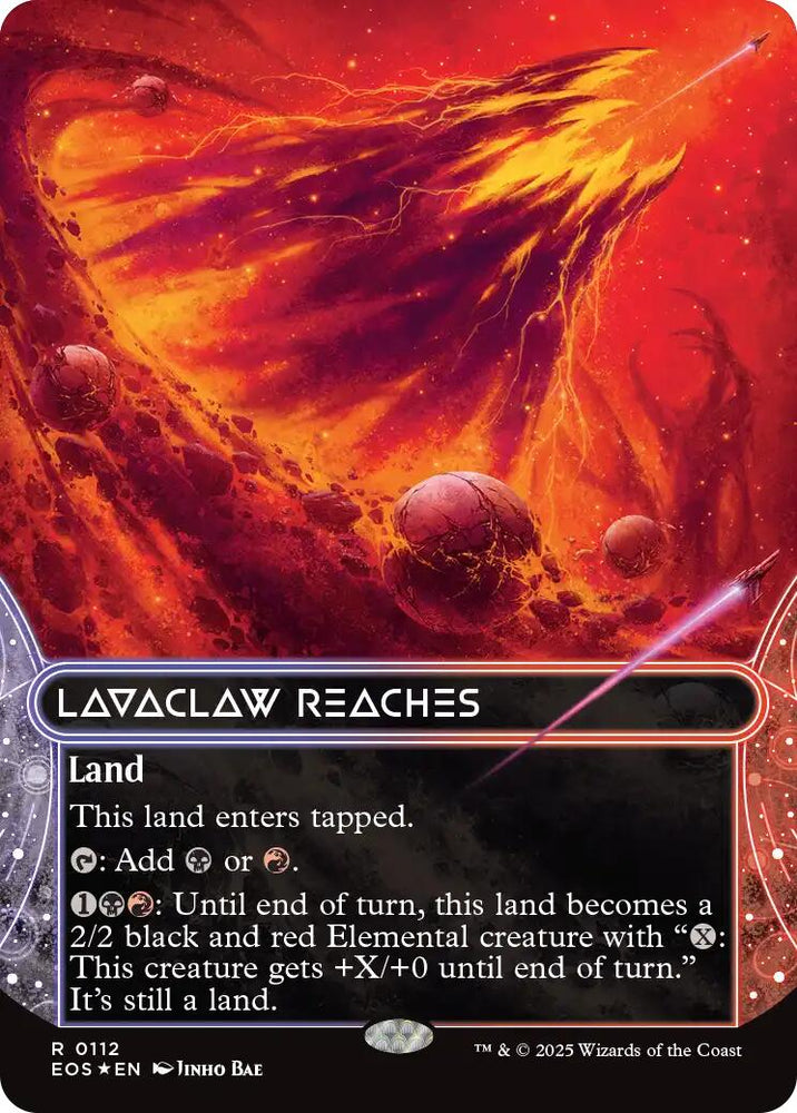 Lavaclaw Reaches (0112) (Borderless) (Galaxy Foil)