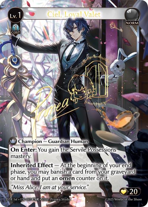 Ciel, Loyal Valet (CSR) (005) [Distorted Reflections]