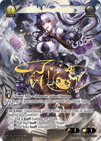 Noire, Ace of Spades (CSR) (078) [Distorted Reflections]