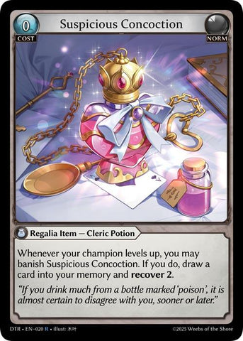 Suspicious Concoction