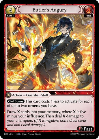 Butler's Augury