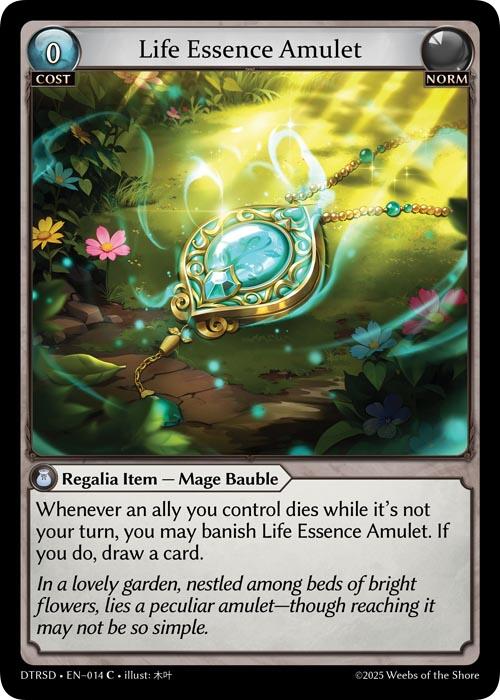 Life Essence Amulet (14) [Distorted Reflections Starter Decks]