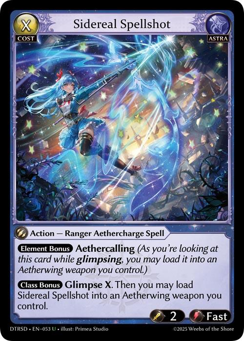 Sidereal Spellshot (53) [Distorted Reflections Starter Decks]