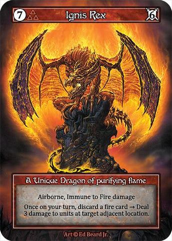Ignis Rex (Foil) [Dragonlord]