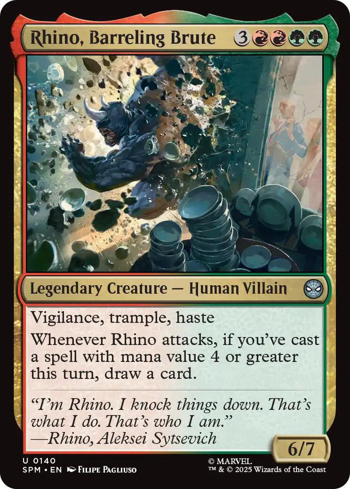 Rhino, Barreling Brute