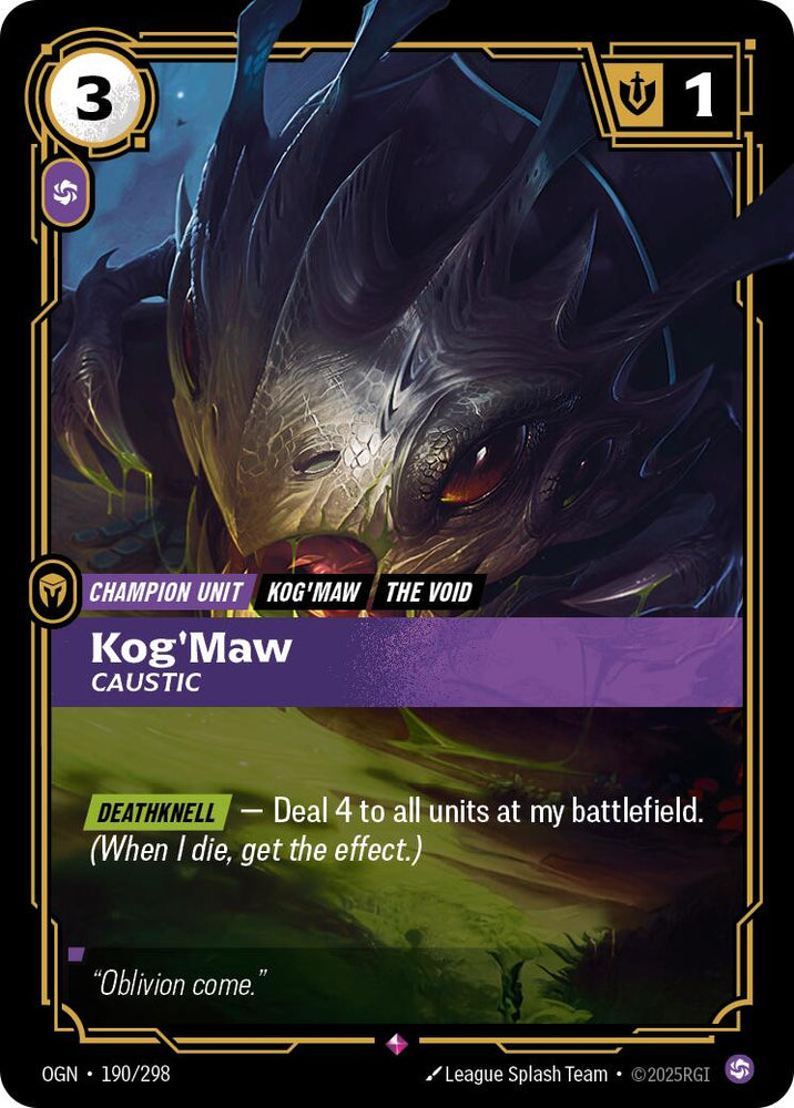 Kog'Maw, Caustic