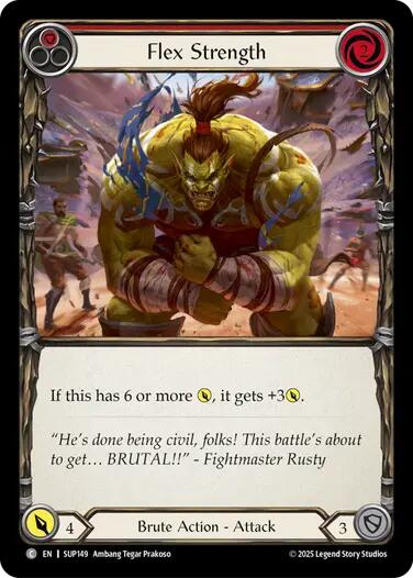 Flex Strength (Red) [SUP149] (Super Slam)