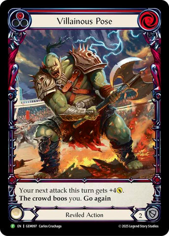 Villainous Pose [GEM097] (GEM Pack 3)  Rainbow Foil