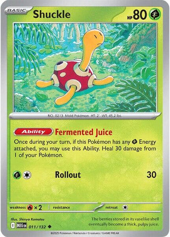 Shuckle (011/132) [Mega Evolutions: Base Set]