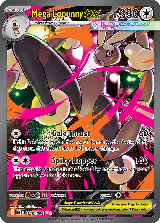 Mega Lopunny ex (128/094) [Mega Evolution: Phantasmal Flames]