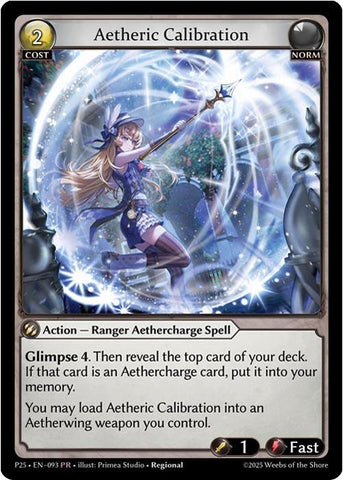 Aetheric Calibration (093) [Promotional Cards]