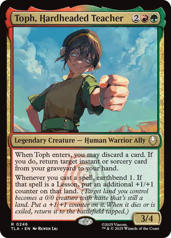 Toph, Hardheaded Teacher