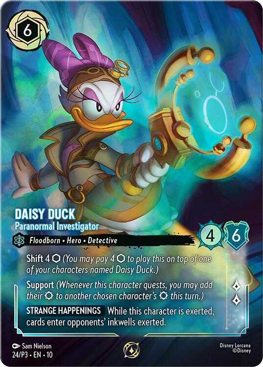Daisy Duck - Paranormal Investigator (Store Championship) (24) [Promo Cards]