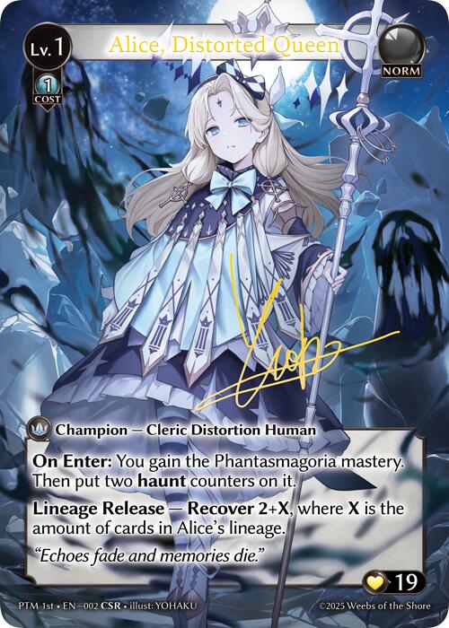 Alice, Distorted Queen (CSR) (002) [Phantom Monarchs]