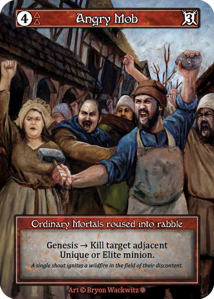 Angry Mob (Foil) [Gothic]