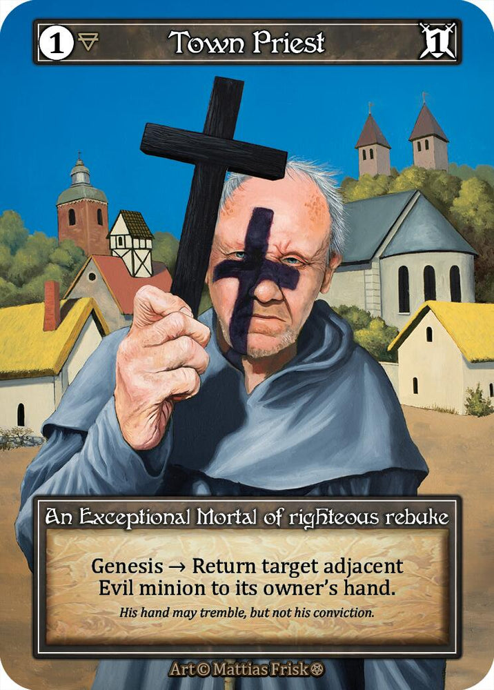 Town Priest (Foil) [Gothic]