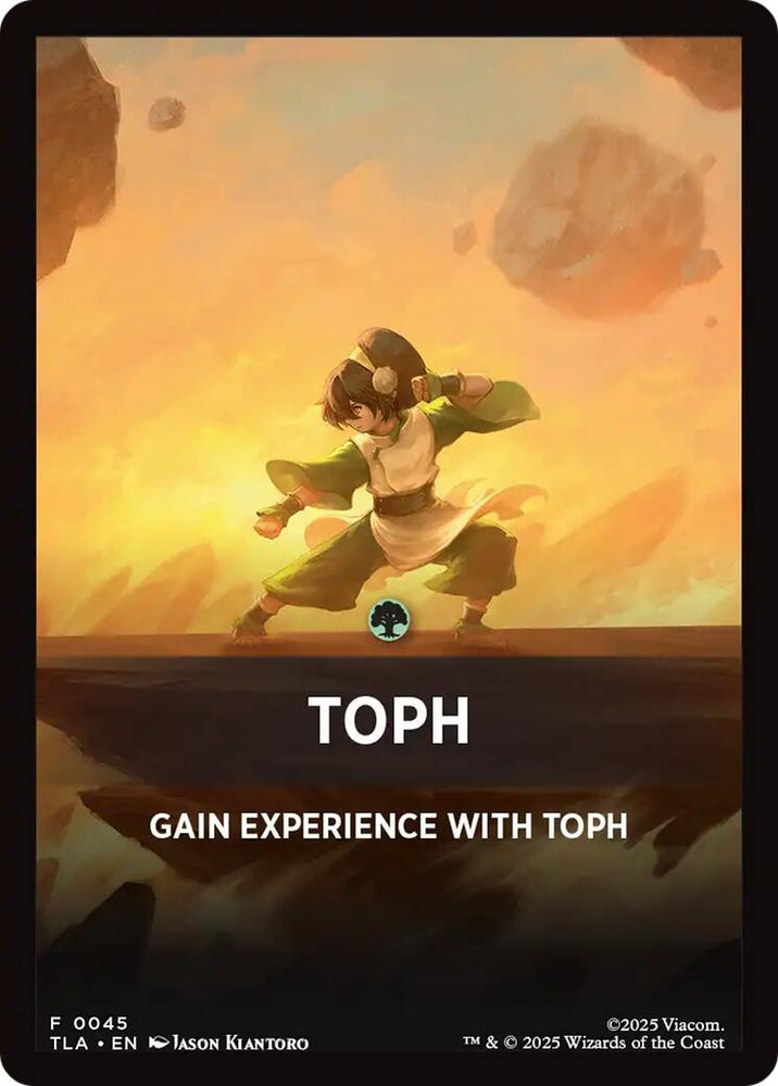 Toph Theme Card [Avatar: The Last Airbender Tokens]