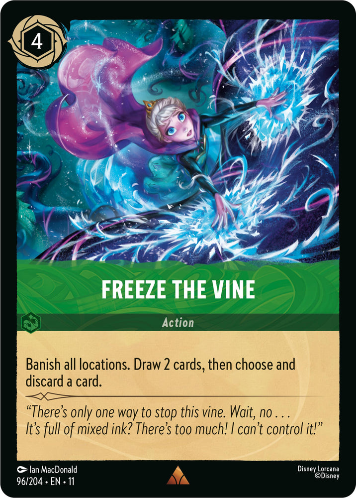 Freeze the Vine