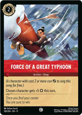 Force of a Great Typhoon