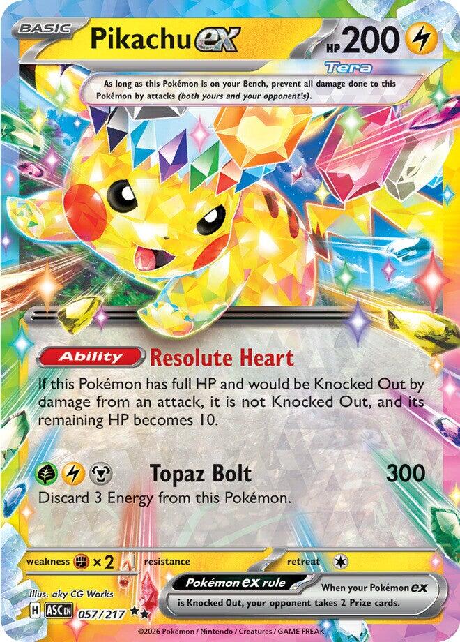 Pikachu ex - 057/217