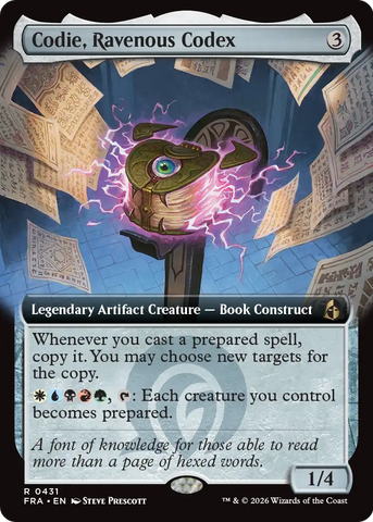 Codie, Ravenous Codex (Extended Art) [Reality Fracture]