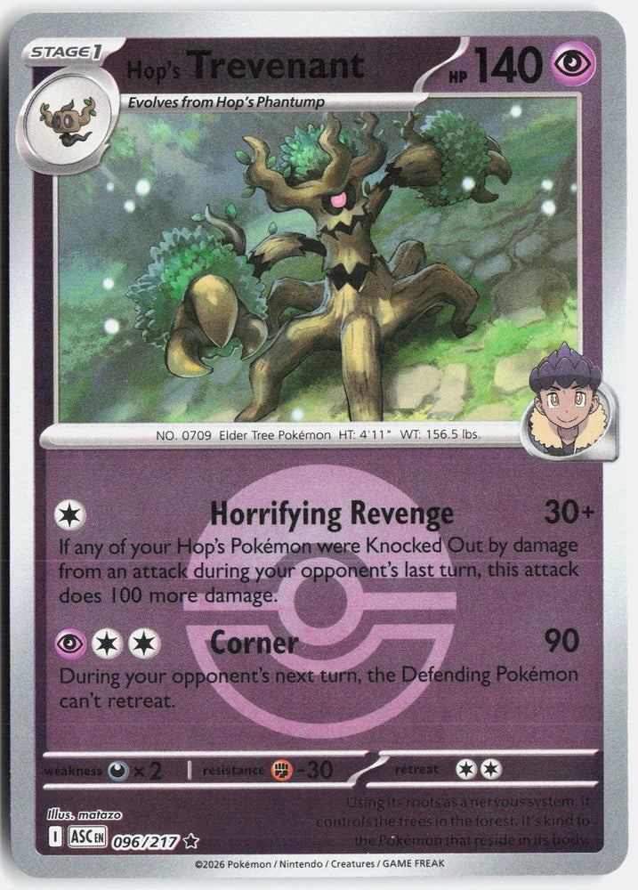 Hop's Trevenant - 096/217 (Poke Ball)